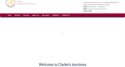 Desktop Screenshot of clarkesauctions.co.uk